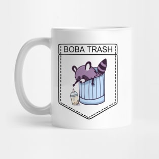 Boba Trash Racoon T-shirt Pocket Mug